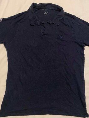 SAINT BARTH Women’s Navy Blue Polo Short Sleeve Shirt, Size XL